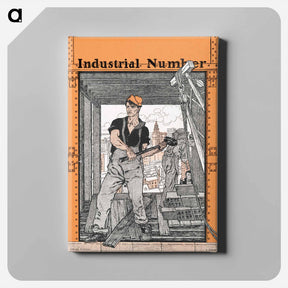 アートパネル-Industrial Number - エドワード ペンフィールド Canvas.