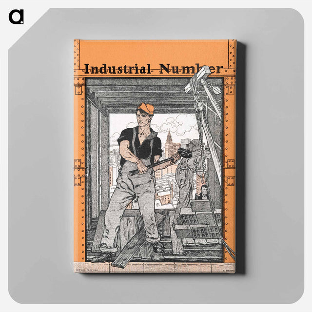 アートパネル-Industrial Number - エドワード ペンフィールド Canvas.