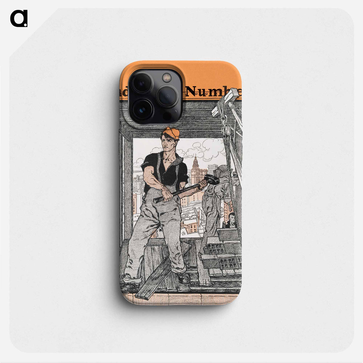 Industrial Number - Edward Penfield Phone Case.