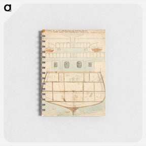 アートメモ帳-Design for a toy warship - エゴン シーレ Memo.