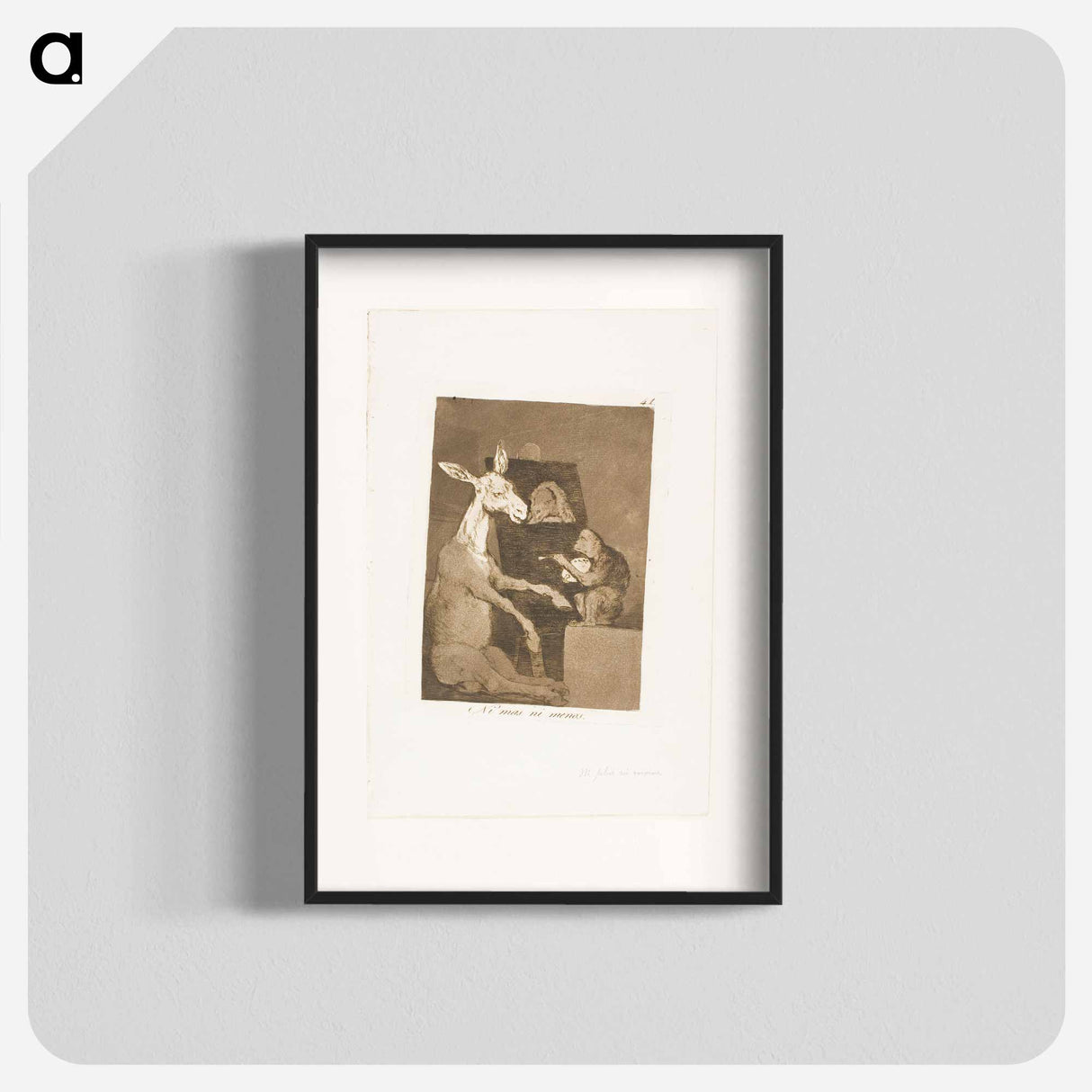 Neither more nor less - Francisco de Goya Poster.