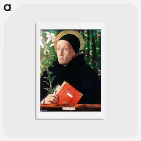 アートポストカード-Portrait of Fra Theodoro da Urbino - ジョヴァンニ ベッリーニ Postcard.