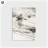 アートポストカード-Sailboats - アンリ ド トゥールーズ ロートレック Postcard.