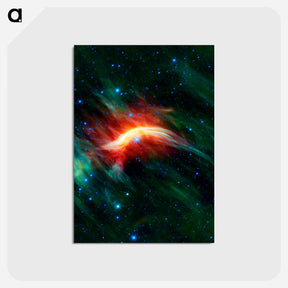 アートポストカード-Zeta Ophiuchi
 - ハッブル画像 Postcard.