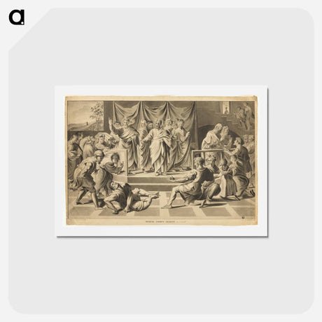 アートポストカード-Death of Ananias
 - ジョン コンスタブル Postcard.