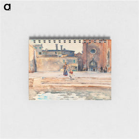 アートメモ帳-Campo dei Frari, Venice - ジョン シンガー サージェント Memo.