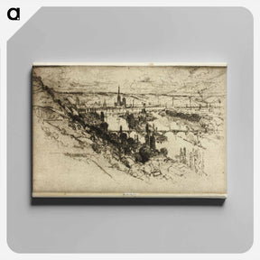 アートパネル-Rouen, from Bon Secours
 - ジョセフ ペネル Canvas.