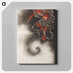 アートパネル-Thunder god - 葛飾 北斎 Canvas.