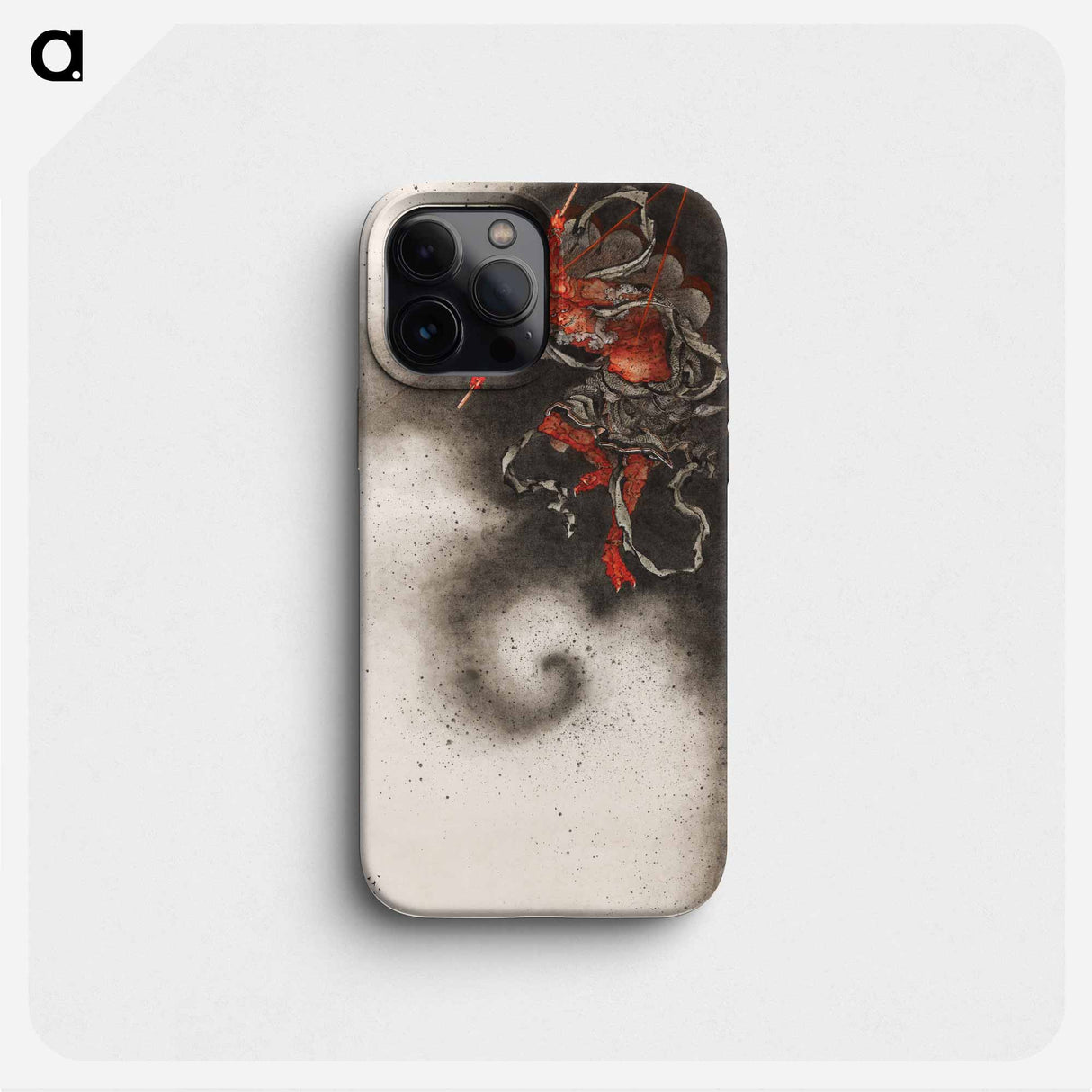 Thunder god - Katsushika Hokusai Phone Case.