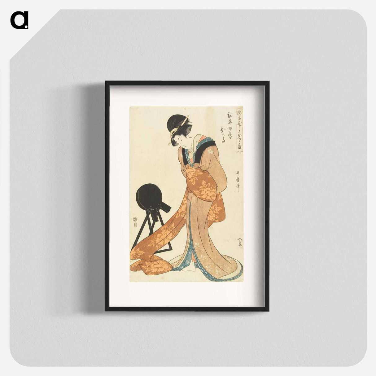 アートポスター-Kanpei's Wife Okaru - 喜多川 歌麿 Poster.