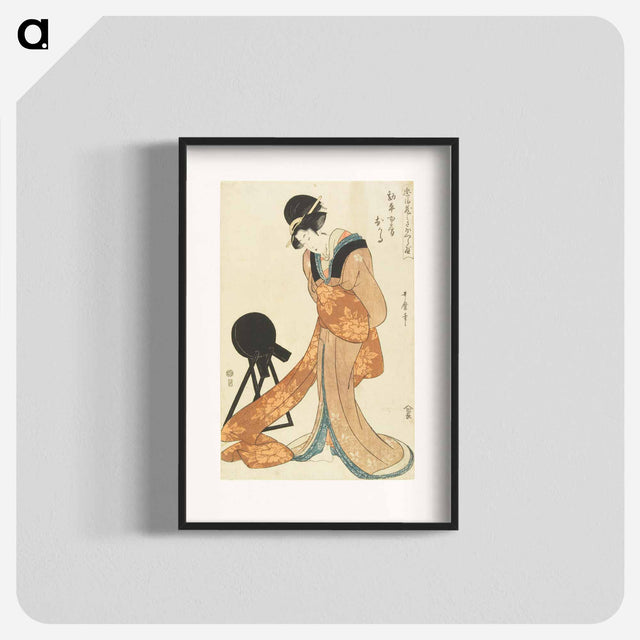 アートポスター-Kanpei's Wife Okaru - 喜多川 歌麿 Poster.