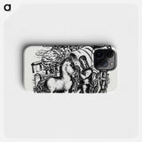 Man with a horse and carriage - レオ ゲステル Phone Case.