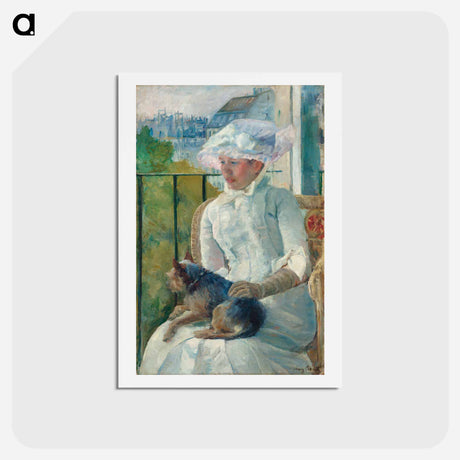 アートポストカード-Young Girl at a Window - メアリー カサット Postcard.