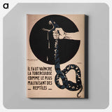 アートパネル-Tuberculosis Must Be Conquered
 - 国立医学図書館 Canvas.