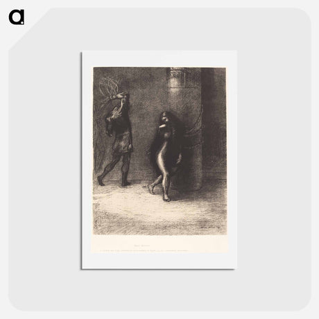 アートポストカード-Saint-Antoine - オディロン ルドン Postcard.