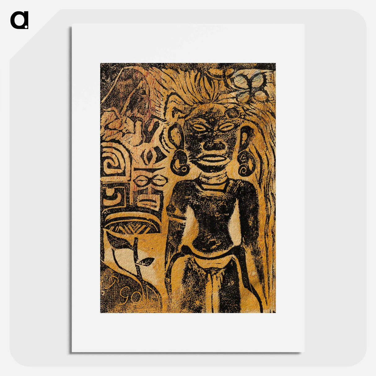 Tahitian Idol—the Goddess Hina - Paul Gauguin Poster.