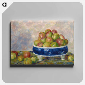 アートパネル-Apples in a Dish - ピエール オーギュスト ルノワール Canvas.