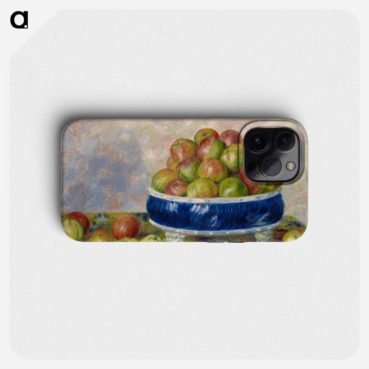 Apples in a Dish - Pierre Auguste Renoir Phone Case.