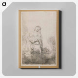 Virgin and Child in the Clouds - Rembrandt van Rijn Canvas.