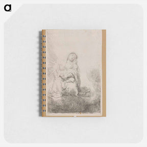 アートメモ帳-Virgin and Child in the Clouds - レンブラント ファン レイン Memo.