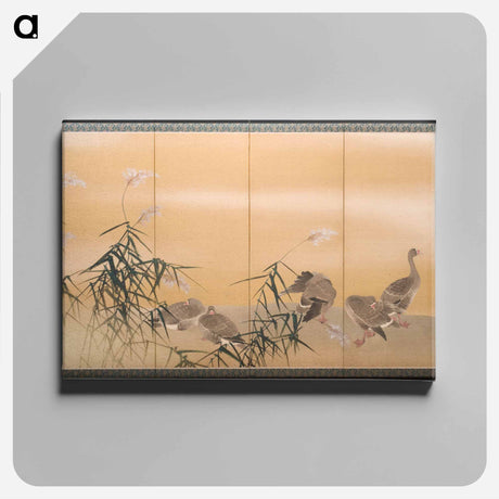 アートパネル-River Reeds and Geese
 - セントルイス美術館 Canvas.