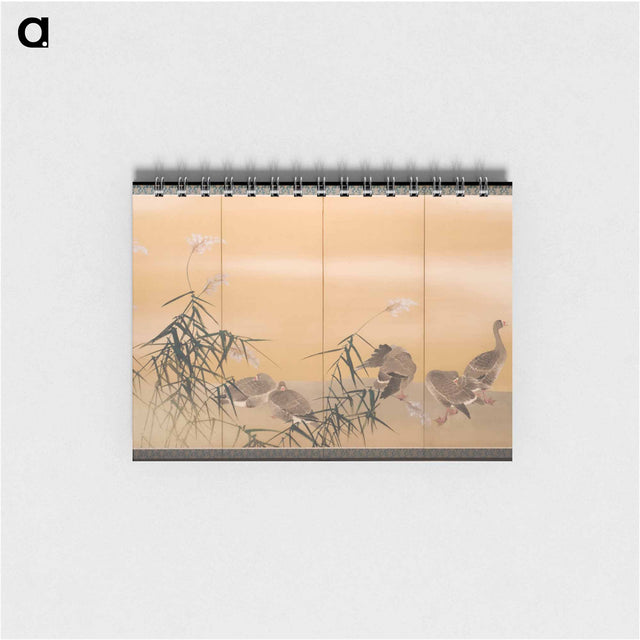 アートメモ帳-River Reeds and Geese
 - セントルイス美術館 Memo.