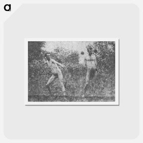 アートポストカード-J. Laurie Wallace and unidentified model - トーマス エイキンズ Postcard.