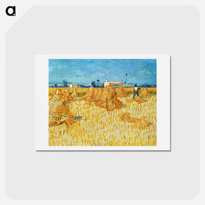アートポストカード-Ernte in der Provénce - フィンセント ファン ゴッホ Postcard.