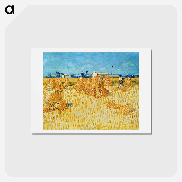 アートポストカード-Ernte in der Provénce - フィンセント ファン ゴッホ Postcard.