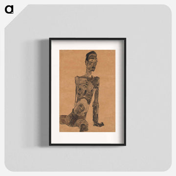 Sitting Male Nude
 - ウィーン博物館 Poster.