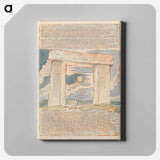 アートパネル-Jerusalem, Plate 70 - ウィリアム ブレイク Canvas.