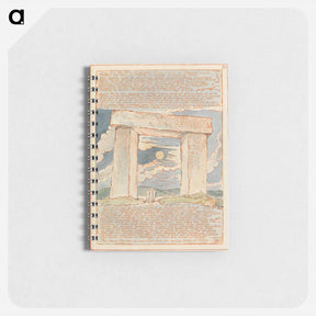 アートメモ帳-Jerusalem, Plate 70 - ウィリアム ブレイク Memo.