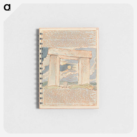 アートメモ帳-Jerusalem, Plate 70 - ウィリアム ブレイク Memo.
