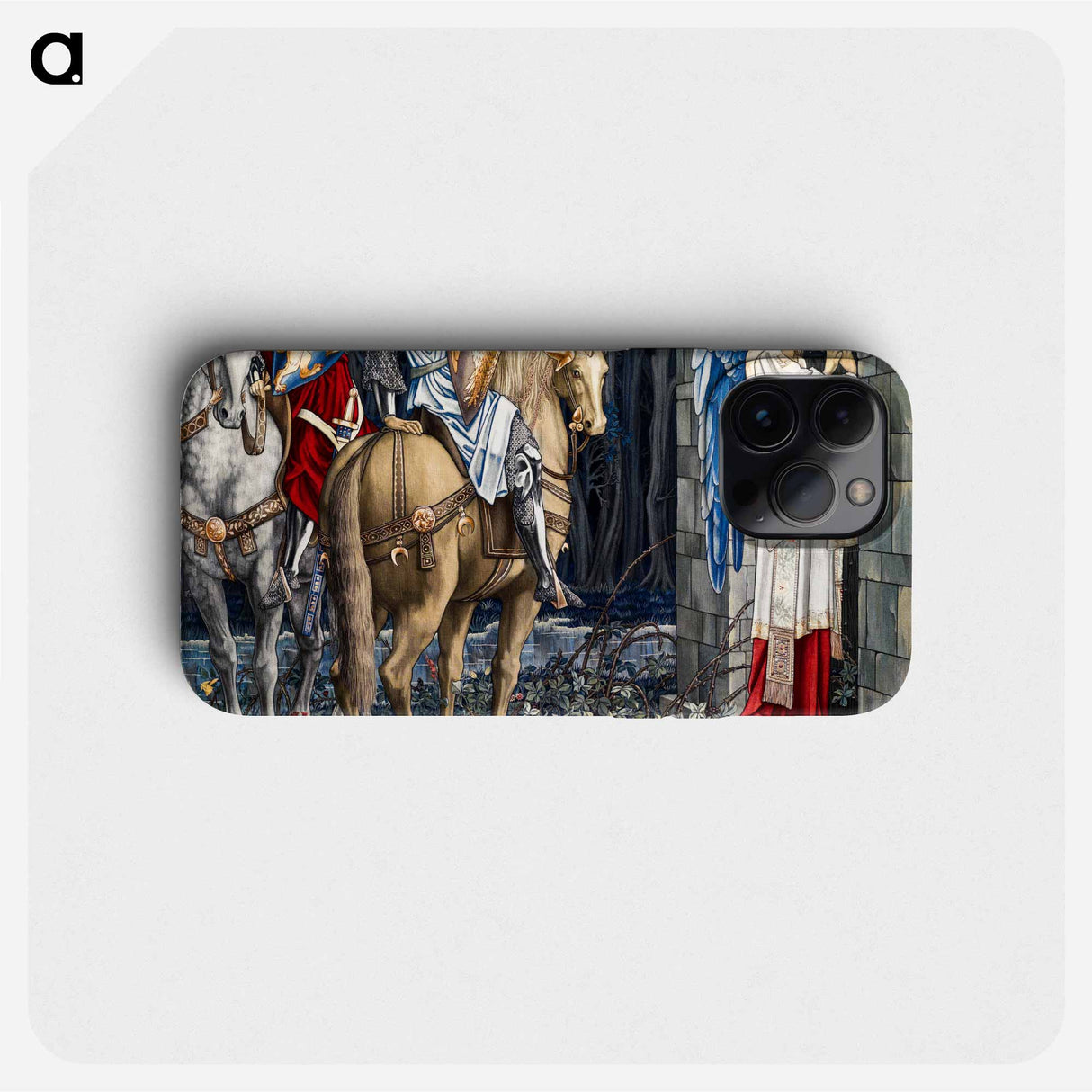 Quest for the Holy Grail Tapestries: The Failure of Sir Gawaine - William Morris Phone Case.