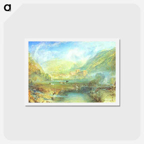 アートポストカード-Rievaulx Abbey, Yorkshire - ウィリアム ターナー Postcard.