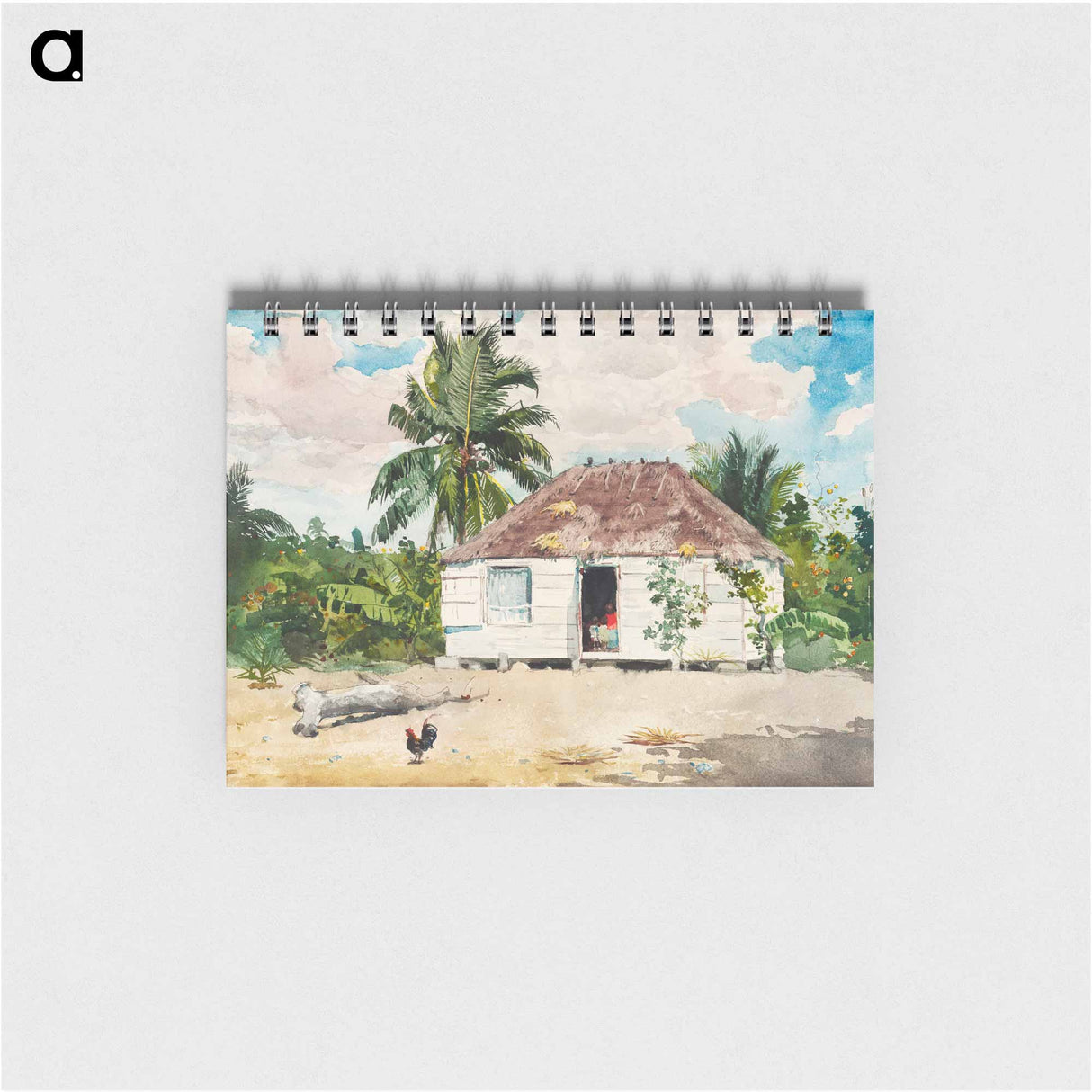 Native hut at Nassau - ウィンスロー ホーマー Memo.
