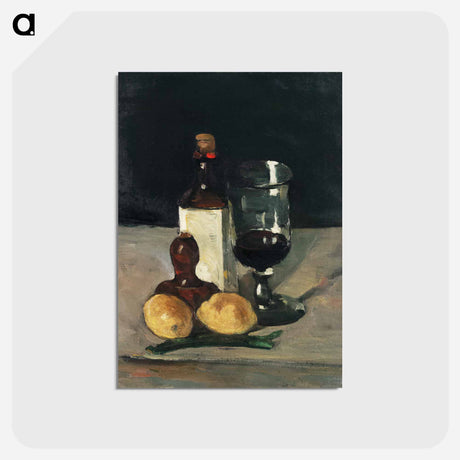 アートポストカード-Still Life with Bottle, Glass, and Lemons
 - イェール大学アートギャラリー Postcard.