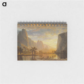 アートメモ帳-Valley of the Yosemite - アルバート ビアスタット Memo.