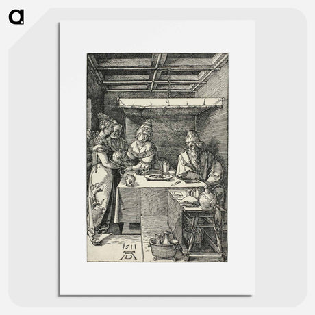 アートポスター-Salome Presenting the Head of John the Baptist - アルブレヒト デューラー Poster.