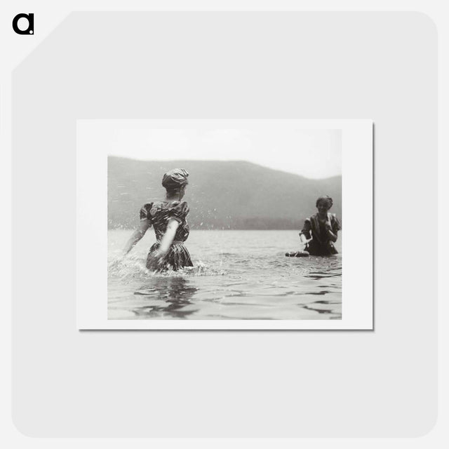 アートポストカード-Emmy and Selma, Lake George - アルフレッド スティーグリッツ Postcard.