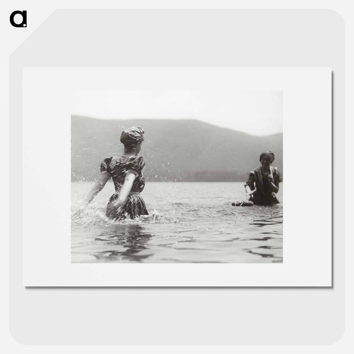 Emmy and Selma, Lake George - アルフレッド スティーグリッツ Poster.