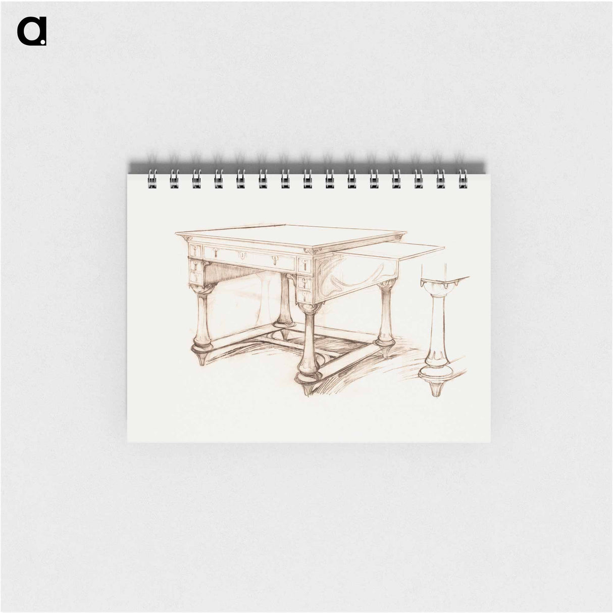 Project of an office table - アルフォンス ミュシャ Memo.