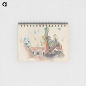 アートメモ帳-Rooftops and Trees - チャールズ デムス Memo.