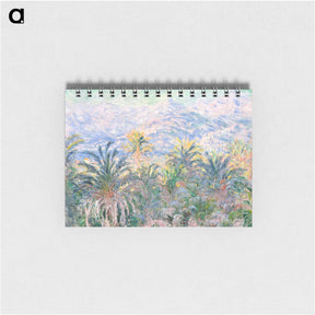 アートメモ帳-Palm Trees at Bordighera - クロード モネ Memo.