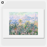 Palm Trees at Bordighera - Claude Monet Poster.