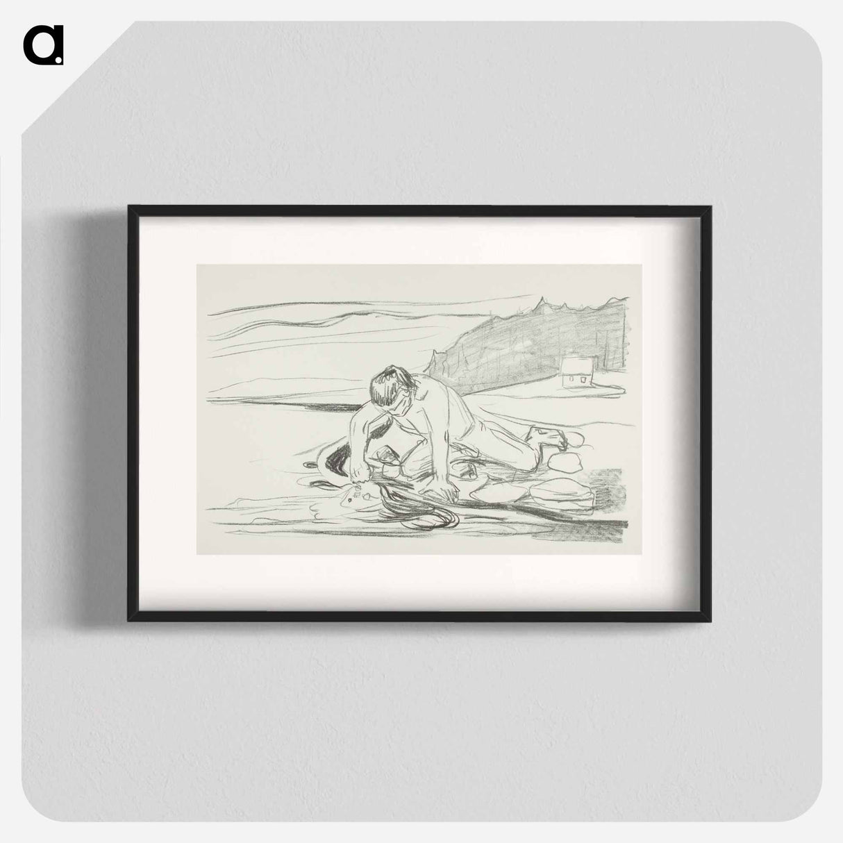 Omega’s Death - エドヴァルド ムンク Poster.