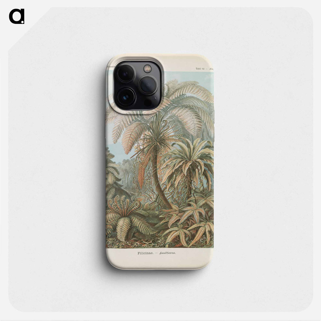 Tropical forest illustration - エルンスト ヘッケル Phone Case.