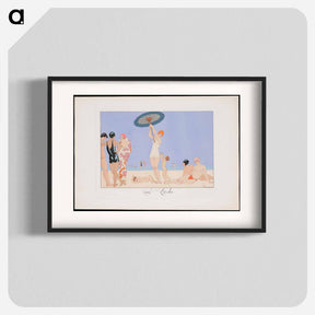 アートポスター-Au Lido Plate no. 14 - ジョージ バービエ Poster.