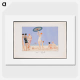 Au Lido Plate no. 14 - ジョージ バービエ Poster.