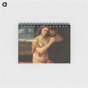 アートメモ帳-Naked young woman in front of the mirror - ジョヴァンニ ベッリーニ Memo.